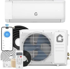 18000 BTU Ductless Mini Split AC Heat Pump 21 SEER2 WiFi Inverter 230V System