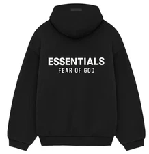 SMALL - FW24 BLACK/WHITE HOODIE(0713)(HALF SIZE OS)