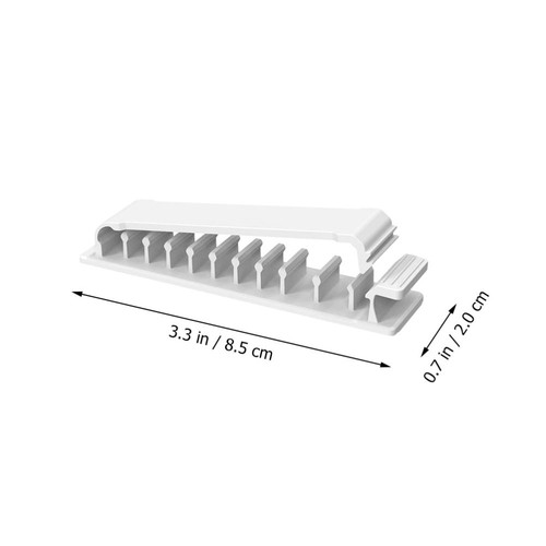 3 Pcs Leitungsprozessor Gesetzt Kabelhalter Clips Ladekabellagerung - Photo 2/12