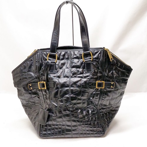 Yves Saint Laurent Hand Bag Black Leather 4495053