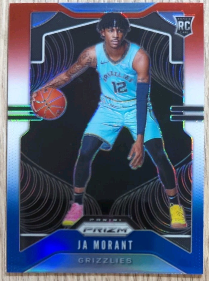 2019-20 Panini Prizm - Rookie Ja Morant #249 Red White & Blue Prizm (RC)