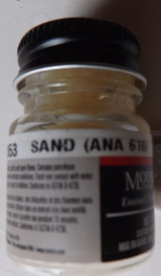 Testors Model Master ''SAND'' (ANA 616) #2053 1/2 oz. ENAMEL PAINT OOP/HTF