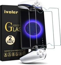 ivoler 2-Pack Screen Protector Tempered Glass for PlayStation Transparent