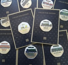 The Great British Railway Heritage 50p Shaped Coin Westminster CHOOSE YOUR COIN