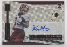 2019 Panini Unparalleled Rookie Hyper Signatures 18/25 Kelvin Harmon Auto 00f2