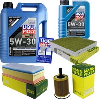 Mann Inspektionspaket 6L Liqui Moly Longtime 5W-30 FüR Audi A4 Avant 2.0 TDI Q5
