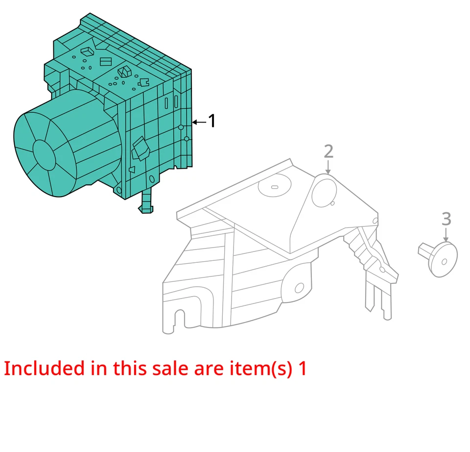 Módulo de controle de bomba 2020-2020 Nissan Sentra Abs CR016 - Imagem 3 de 4