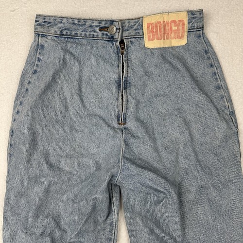 Vintage BONGO Jeans Juniors Size 5 High Rise Capris Rear Zipper Made In USA Y2K - Picture 7 of 12