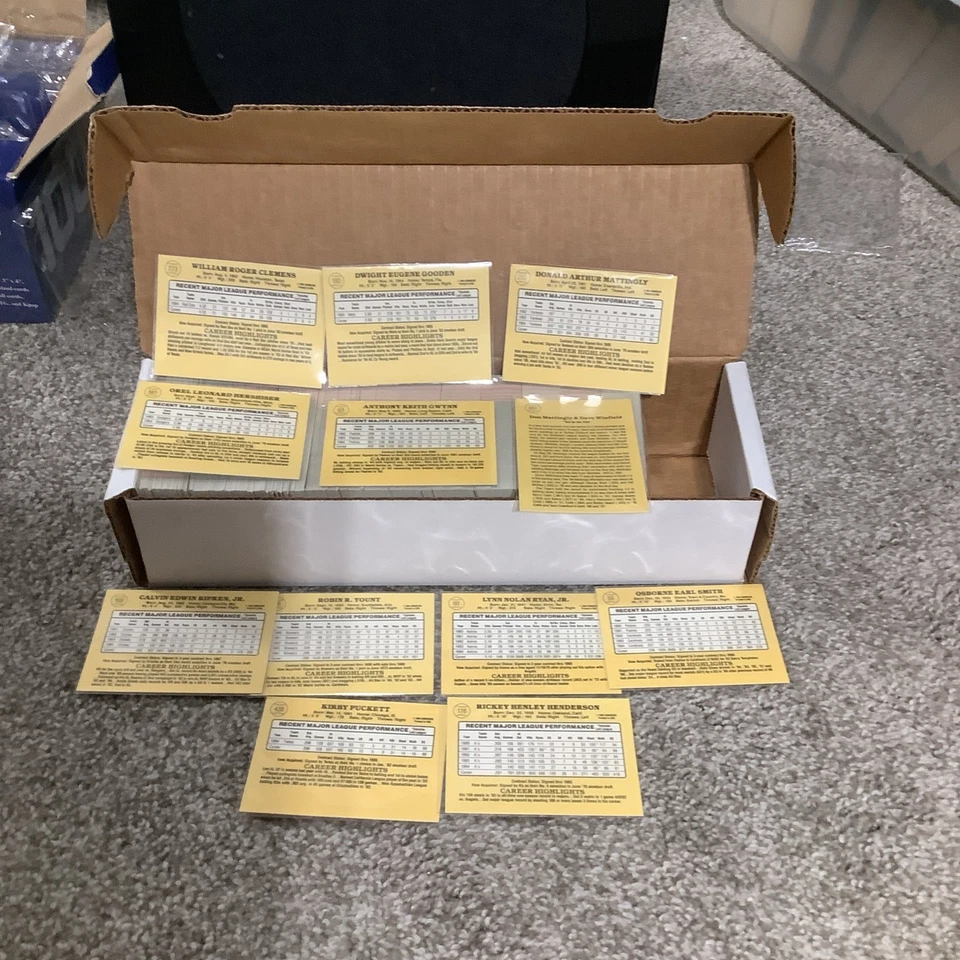 1985 Donruss Baseball conjunto completo de 660 cartões quase perfeito-perfeito afiado! Puckett Clemens RC’s! - Imagem 3 de 4