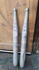 Yamaha RD200 Circa 1982 Exhausts - See Photos For Part Numbers - Sandblasted
