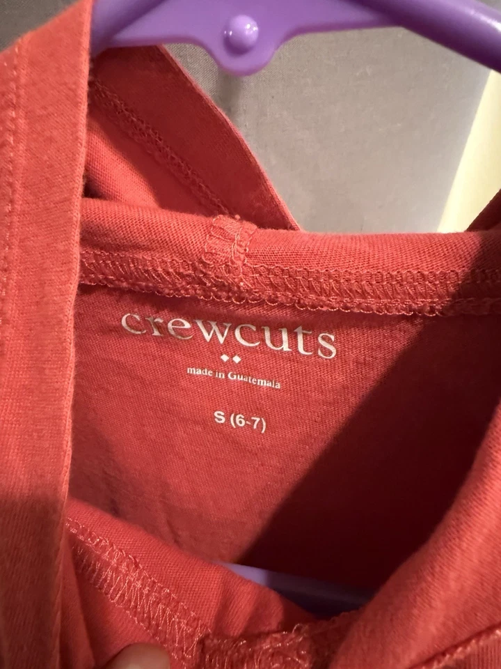 Camiseta con capucha Youth J Crew Crew Cuts talla 6/7 Foto 2 de 3