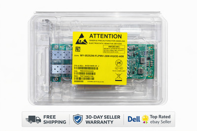Dell Dual Port QLogic FastLinQ 41112 10Gb SFP+ Server Ethernet PCIe NIC 5252W