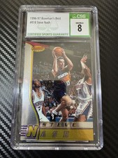 STEVE NASH 1996-97 Bowman's Best #R18 Rookie Card RC Phoenix Suns CSG 8. rookie card picture