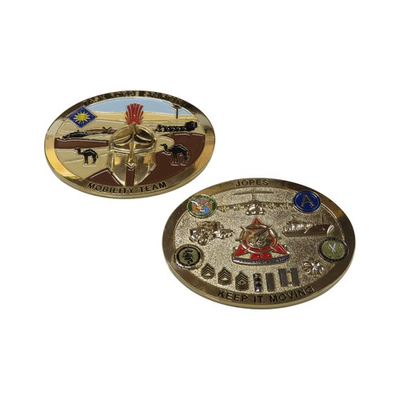 #ad Task Force Spartan Mobility Team Challenge Coin $9.77