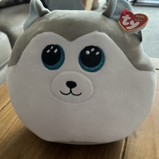 Ty Slush The Husky Dog Cushion Collectible Soft Toy