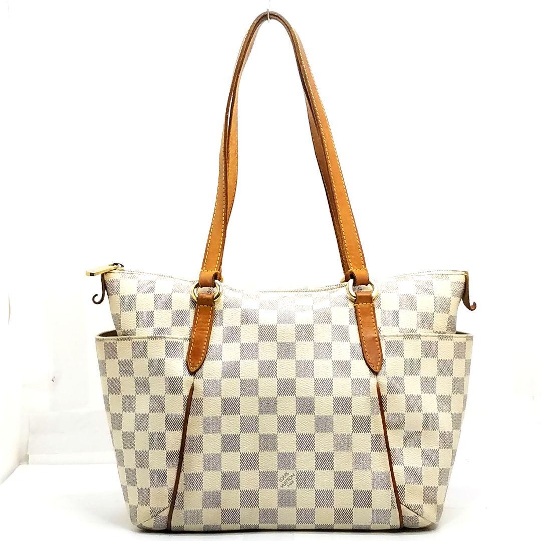 Louis Vuitton Totally PM Damier Azur Canvas Shoulder Bag Tote