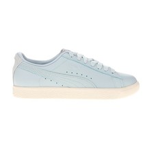 PUMA Clyde Premium Lace Up Mens Blue Sneakers Casual Shoes 39483402