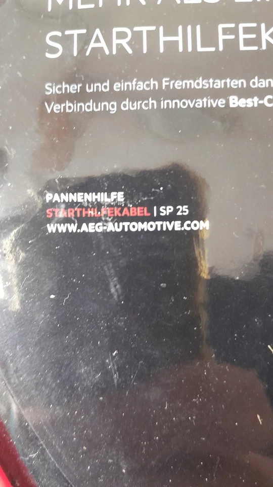 AEG Starthilfekabel Alu-Tec,für 12 Volt Und 24 Volt,Aufbewahrungstasche,2 x 3m - Bild 4 von 4