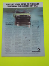 1977 BMW Ad Buy 2 Ads Get 2 Free See Description