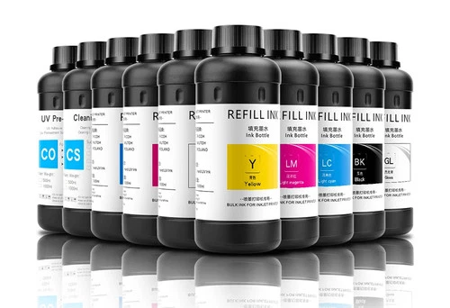 500ML LED UV Ink For Epson L800 L805 L1800 R290 R330 1390 1400 1410 1500W DX5 -
