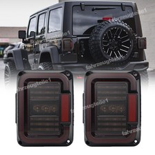 PAAR LED Rückleuchten Bremslicht Gelb Blinker Für Jeep Wrangler JK JKU 2007-2017