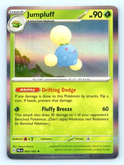 Jumpluff 003/193 ~ Holo English Near Mint