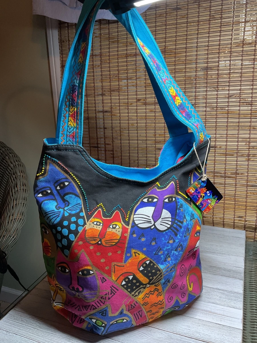 Laurel Burch Tote Cat Canvas Exterior Bags & Handbags for 