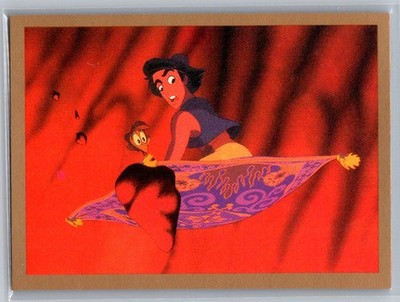 A frantic escape attempt ... 1993 SkyBox Aladdin 37