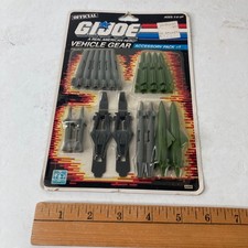 Vintage GI Joe Vehicle Gear Accessory Pack   1 New On Card Hasbro 1986