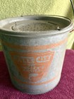 Vintage Falls City Anglers Choice Oval Galvanized Metal Minnow Bucket #7010 — photo 1