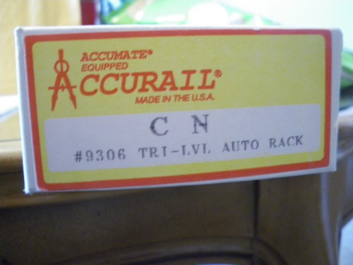 Accurail: 9306: CN Canadian National: Open Autorack kit (Actual Shipping) | Zustand: New