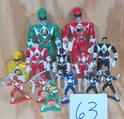 Mighty Morphin Power Rangers Lot Vintage Action Figures Various Years And Sizes