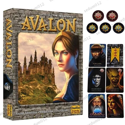 MARKENLOS Indie Boards and Cards - The Resistance AVALON Board Game - ENGLISH-NEU+in Folie