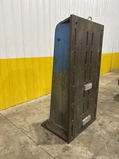 72" H X 36" W STEEL SLOTTED ANGLE PLATE