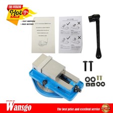 3" Milling Machine Lockdown Vise With 360 Swiveling Base High Precision
