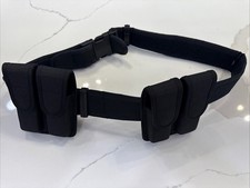 Bianchi Duty Belt 4201 38/40 W/ 4 Mag Holders