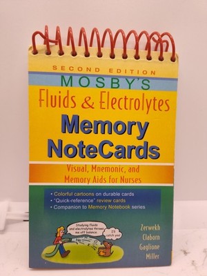 Mosby's Fluids and Electrolytes Memory NoteCards : Visual, Mnemon