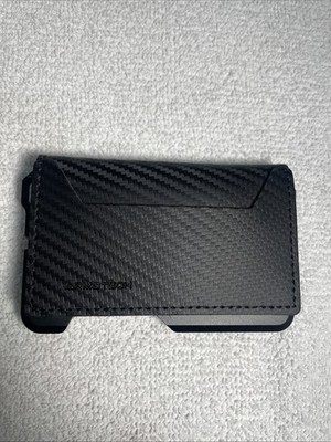 Armotech Minimalist RFID Blocking Slim Wallet for Men Black