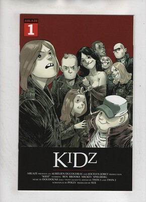 Kidz Issue #1 Comic Book. Variant Cover B.  Aurelien Ducoudray. Abaze 2020