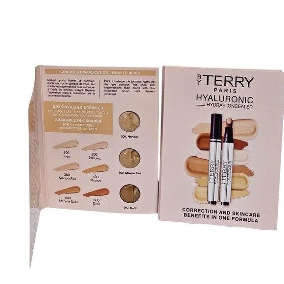 2 x BY TERRY Hyaluronic Hydra-Пробник консилера Попробуйте 200 натуральных средне-светлых оттенков