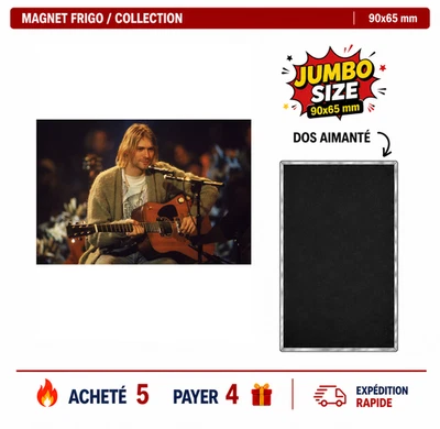 Magnet Frigo Nirvana V4 90x65 mm Grand Format Collection - Photo 1/4