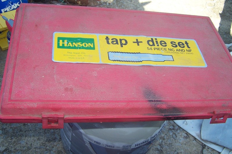 HANSON 54 PIECE 24640  TAP & DIE SET  6-32 thru 3/4" S.A.E.  U.S. MADE