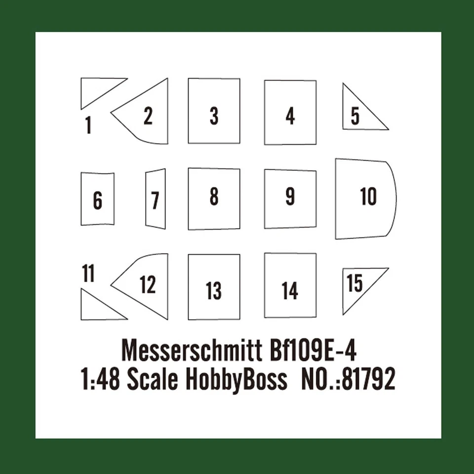 1/48 Messerschmitt Bf109E-4/TROP Helicopter Static Aircraft Plastic KIT Model - Image 3 of 4