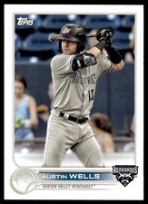 2022 Topps Pro Debut Austin Wells Hudson Valley Renegades #PD-11