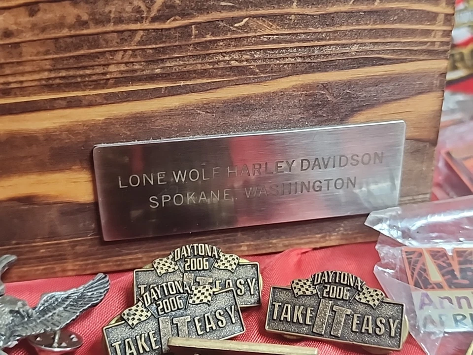 Gran Lote de Prendedores Harley Davidson HOG De Colección y Más Motocicleta Rally Sturgis Foto 3 de 4