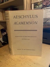 Aeschylus, & Denniston & Page (eds) Agamemnon 1968 Very Good Oxford Classical HB
