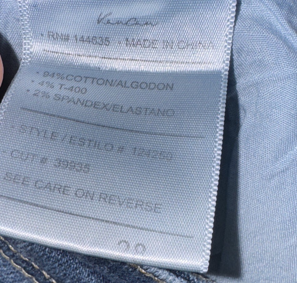 Kancan 28 9/28 Petite Short Button Fly Bootcut Jeans Falak Tayyeb