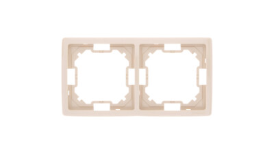 Simon Basic Standard Universal Doppelrahmen, beige BMR2/12 Rahmen