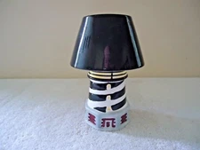 Ceramic Light House Shaped Tea Light Candle Holder " BEAUTIFUL COLLECTIBLE "
