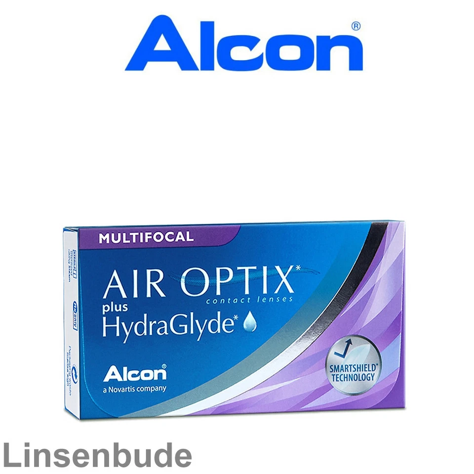 Alcon AIR OPTIX plus Hydraglyde Multifocal 1x3er Box multifocale Monatslinsen - Bild 2 von 4